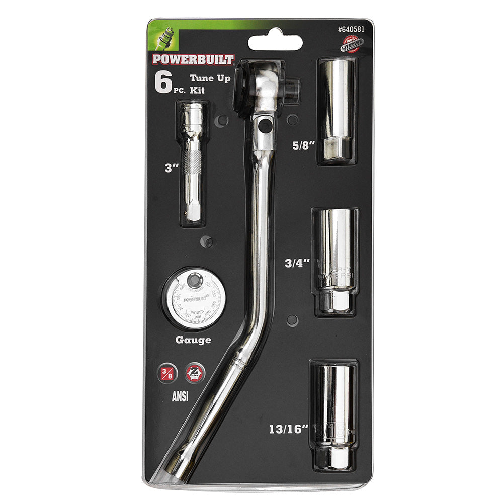 3/8"Dr 6pc Tune-Up Kit