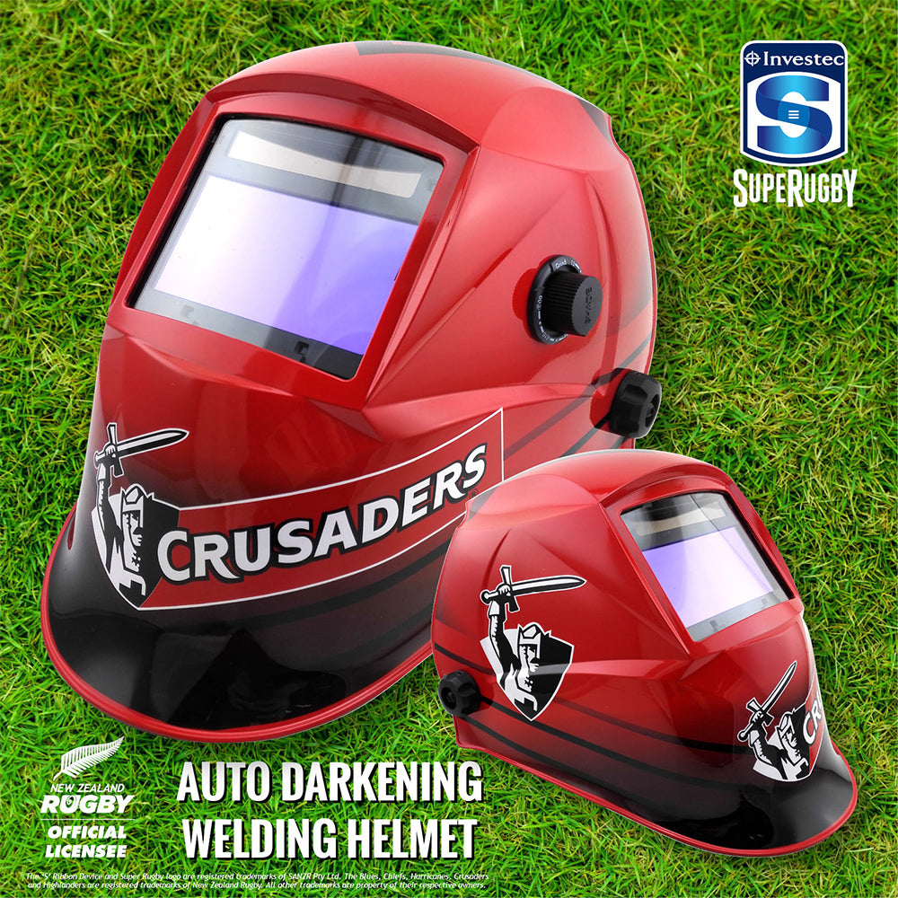 Crusaders Welding Helmet - Red