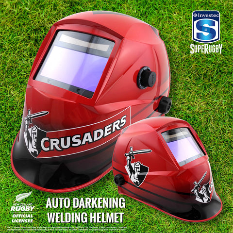 Crusaders Welding Helmet - Red