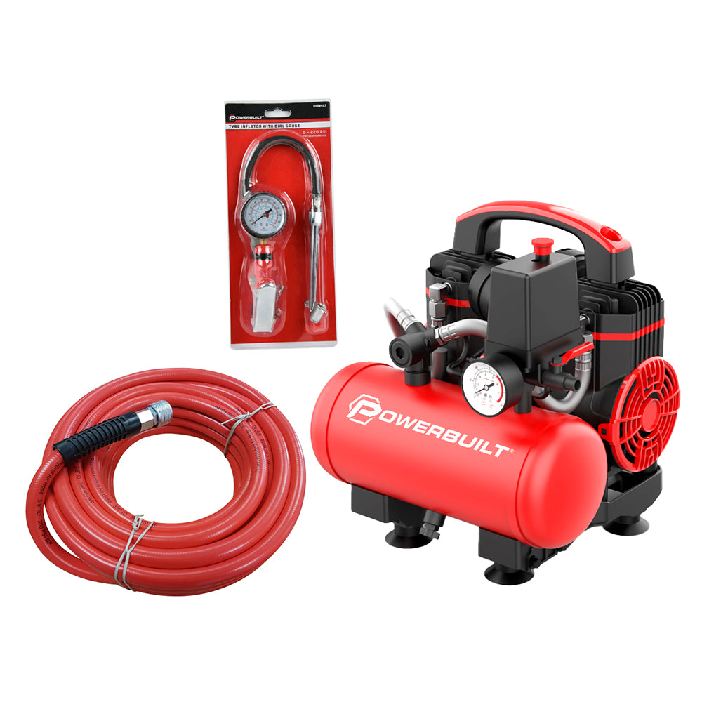 Powerbuilt 3pc Air Compressor Bundle