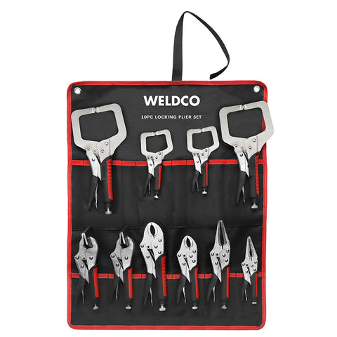 Weldco 10pc Locking Plier Set