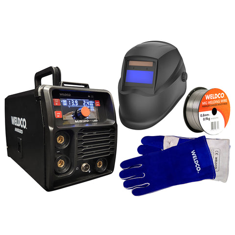 Weldco MIG120 Ready To Weld Combo