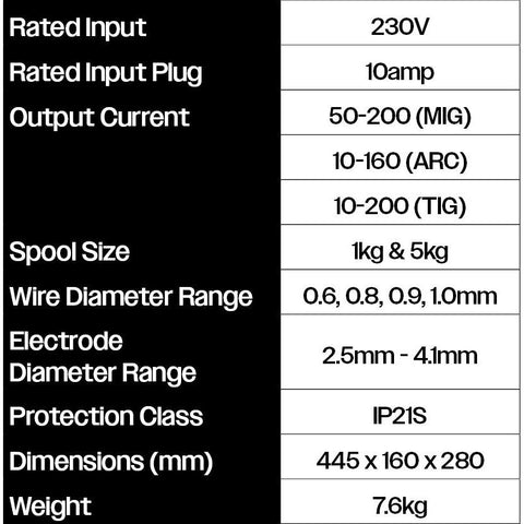 Weldco MIG200 Mig Welder Machine