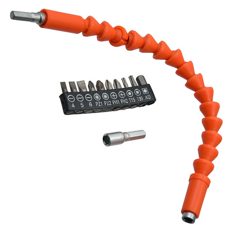 Tools 2 Go 12pc Flexible Driver Bit Set