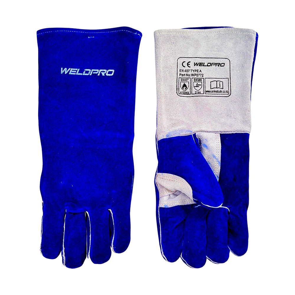 Weldpro Premium Welding Gloves – BLUE