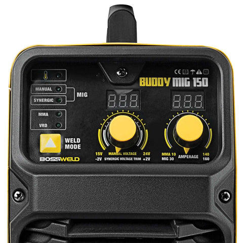 Bossweld Buddy-Mig 150 Gas/Gasless Mig/Arc welder 240V 10Amp...BOSSWELD FACTORY