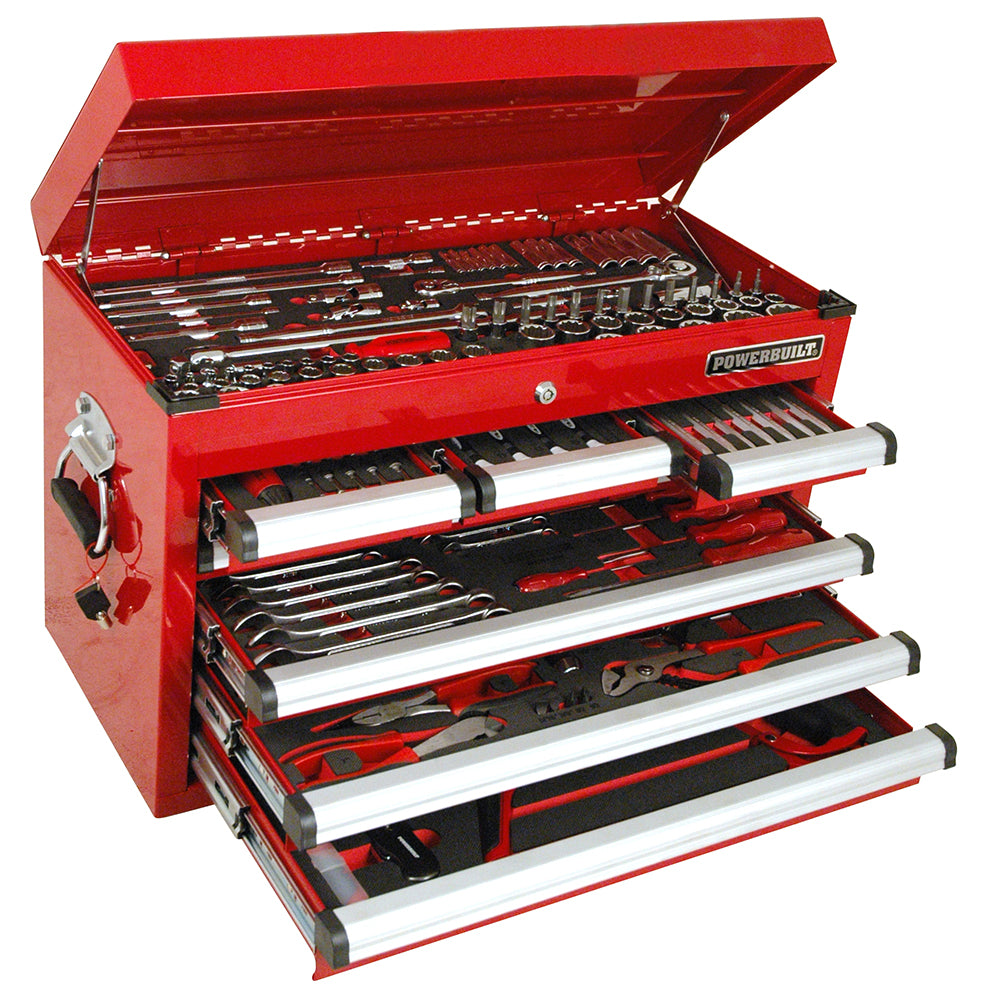 Powerbuilt 219pc Red Apprentice Tool Chest & Assorted Tools