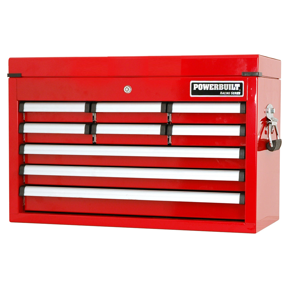 Powerbuilt 9 Drawer Tool Chest - Red