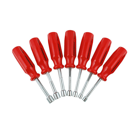 Powerbuilt 7pc Maxi-Grip Metric Nut Drivers