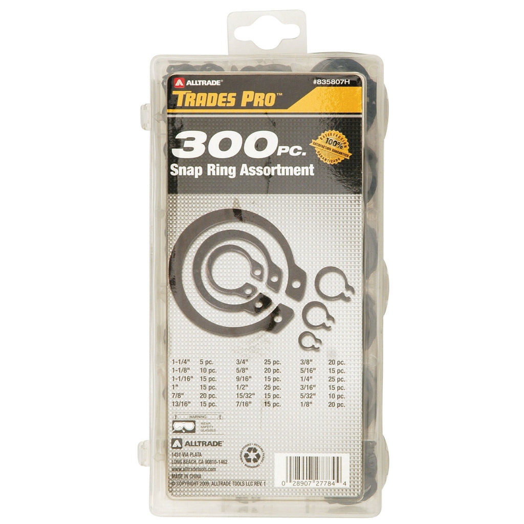 Trades Pro 300PC SNAP RING ASSORTMENT