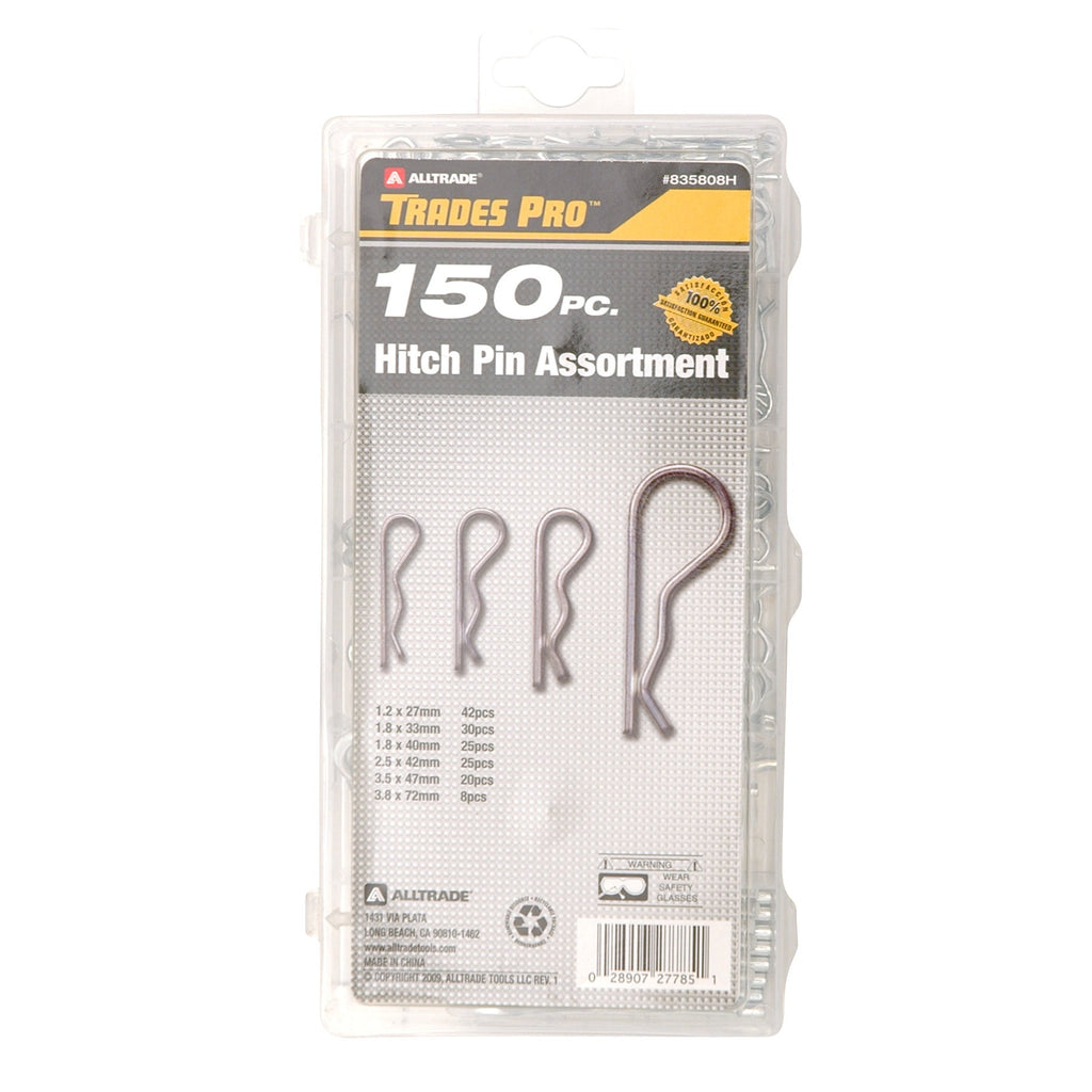 Trades Pro 150PC HITCH PIN ASSORTMENT