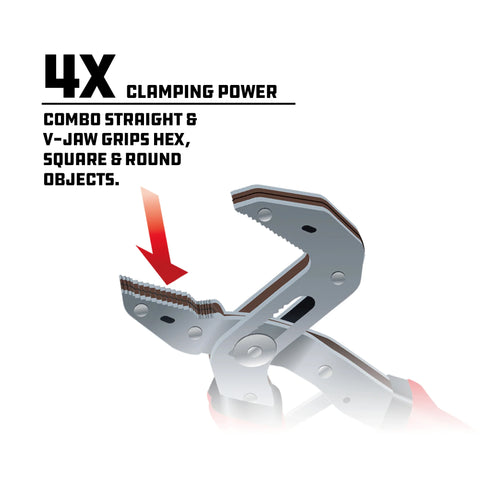 Self-Adjusting Power Grip Pliers 255mm/10"