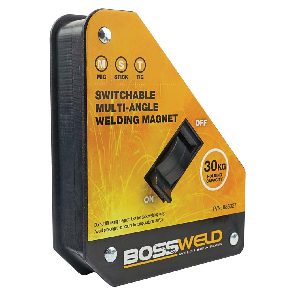 Bossweld Switchable 2 Angle 30kg Welding Magnet