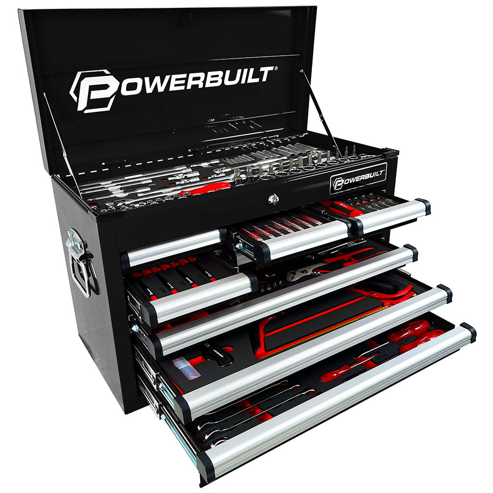Powerbuilt 219pc Black Apprentice Tool Chest & Assorted Tools