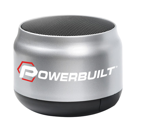 Powerbuilt Bluetooth Mini Speaker Grey