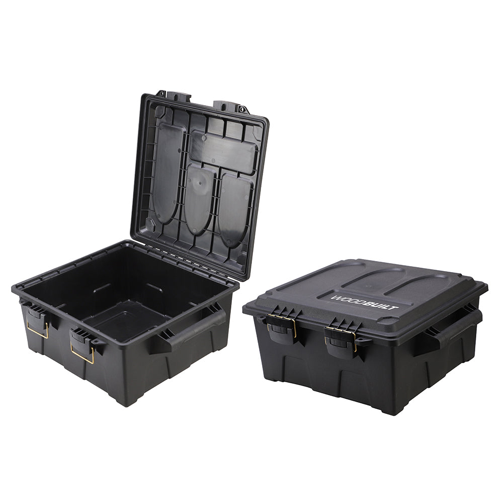 Woodbuilt Utility Field Box Black Large SQ 26.5L