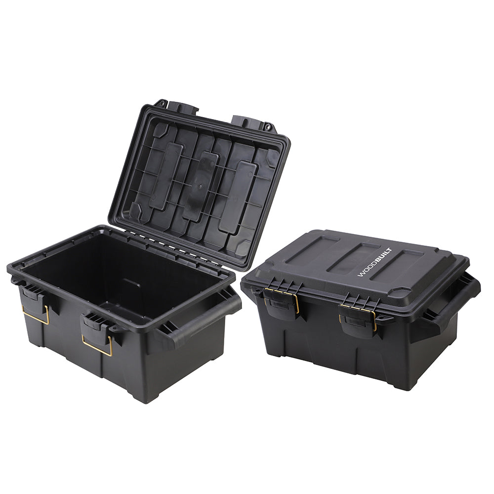 Woodbuilt Utility Field Box Black Compact 15.5L