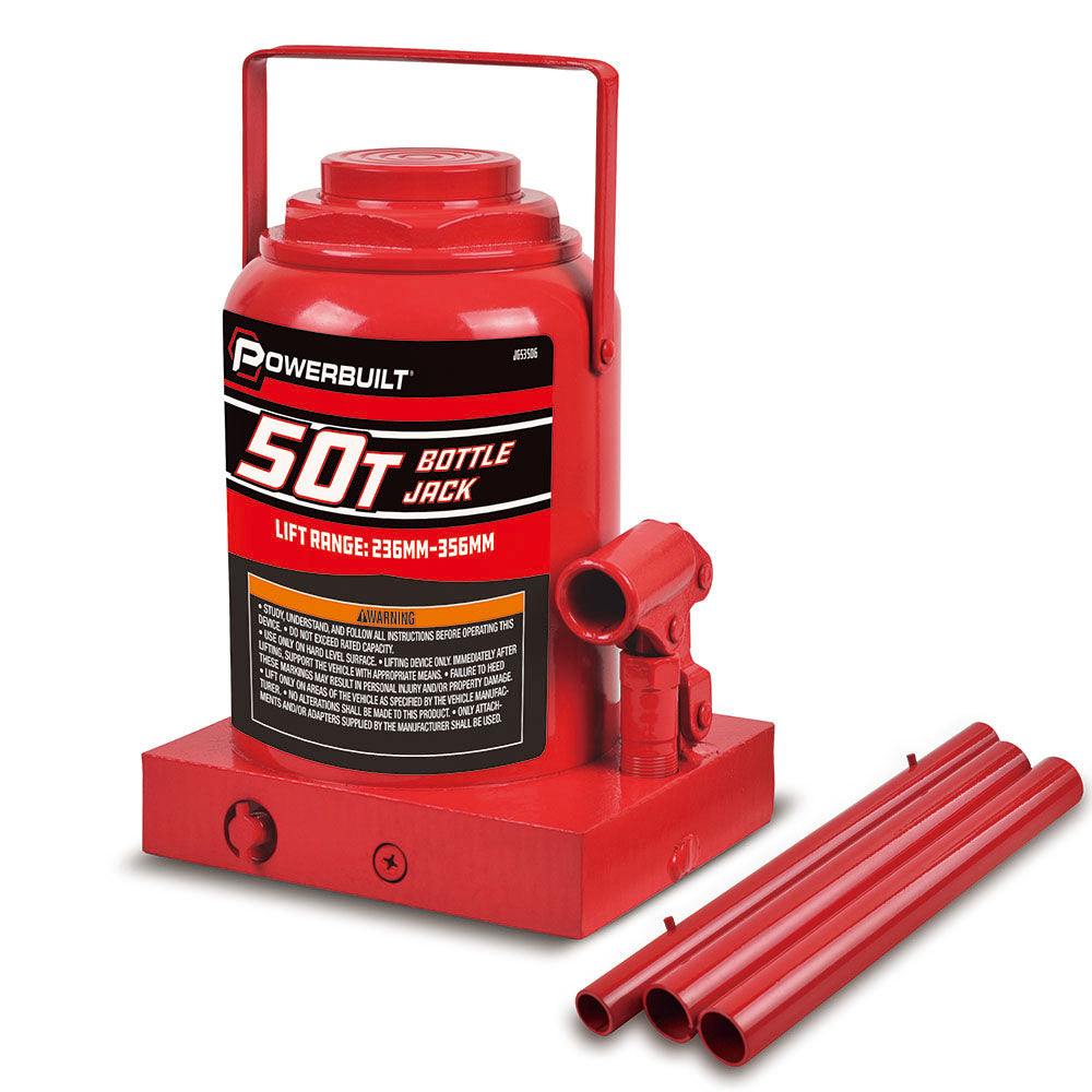 Powerbuilt 50 Ton Hydraulic Bottle Jack