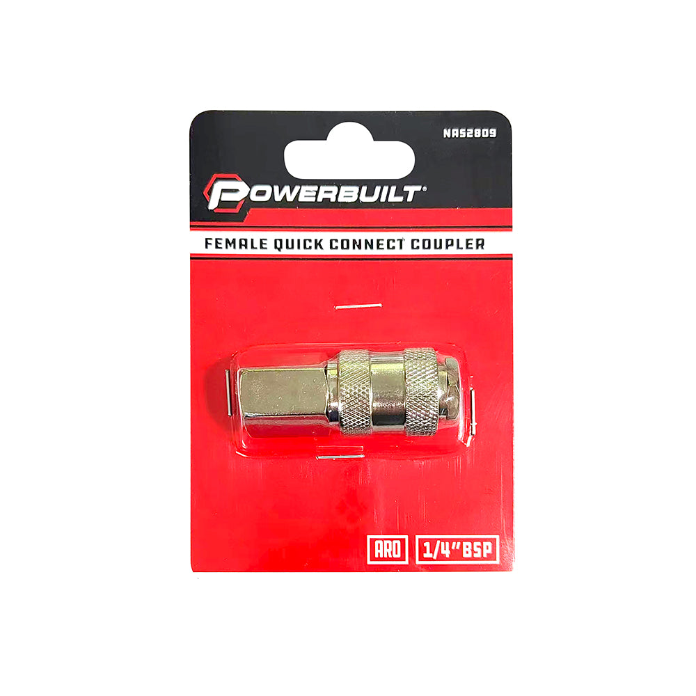 Powerbuilt Female Quick Connect Coupler ARO 1/4BSP