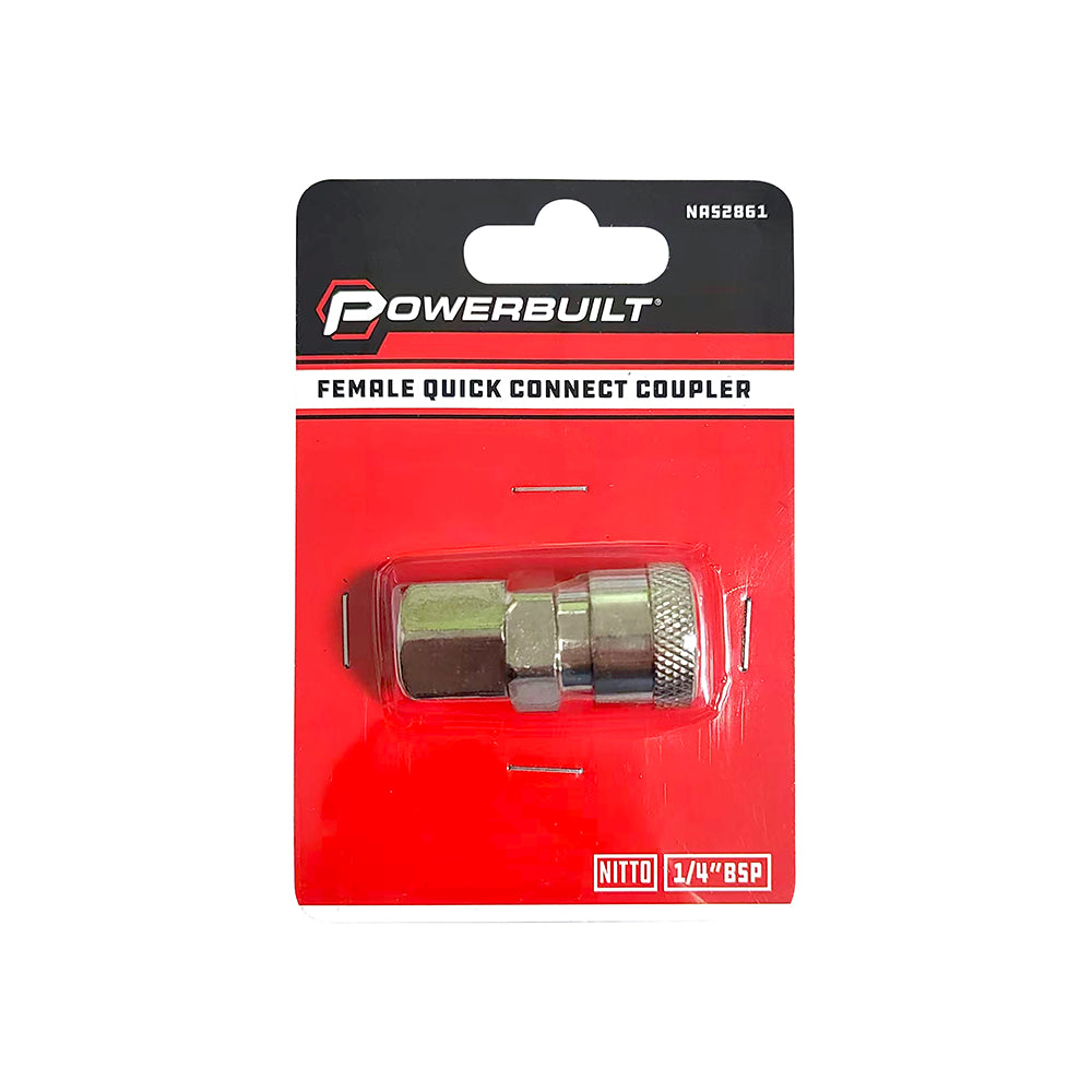 Powerbuilt Female Quick Connect Coupler NITTO 1/4BSP