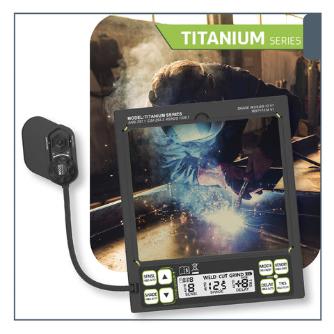 Weldsafe Welding Helmet Titanium Dark Knight