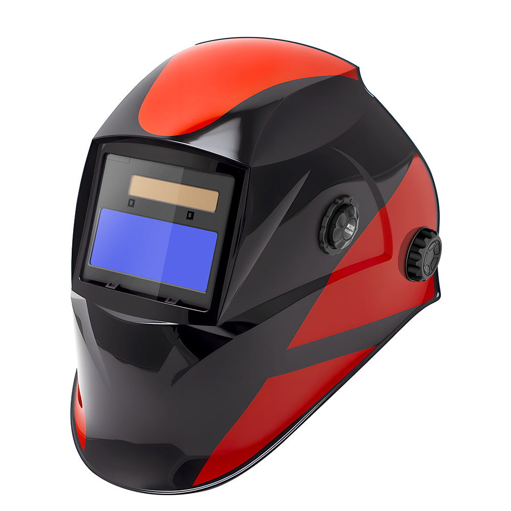 Weldco 2-Sensor Welding Helmet Red/Black