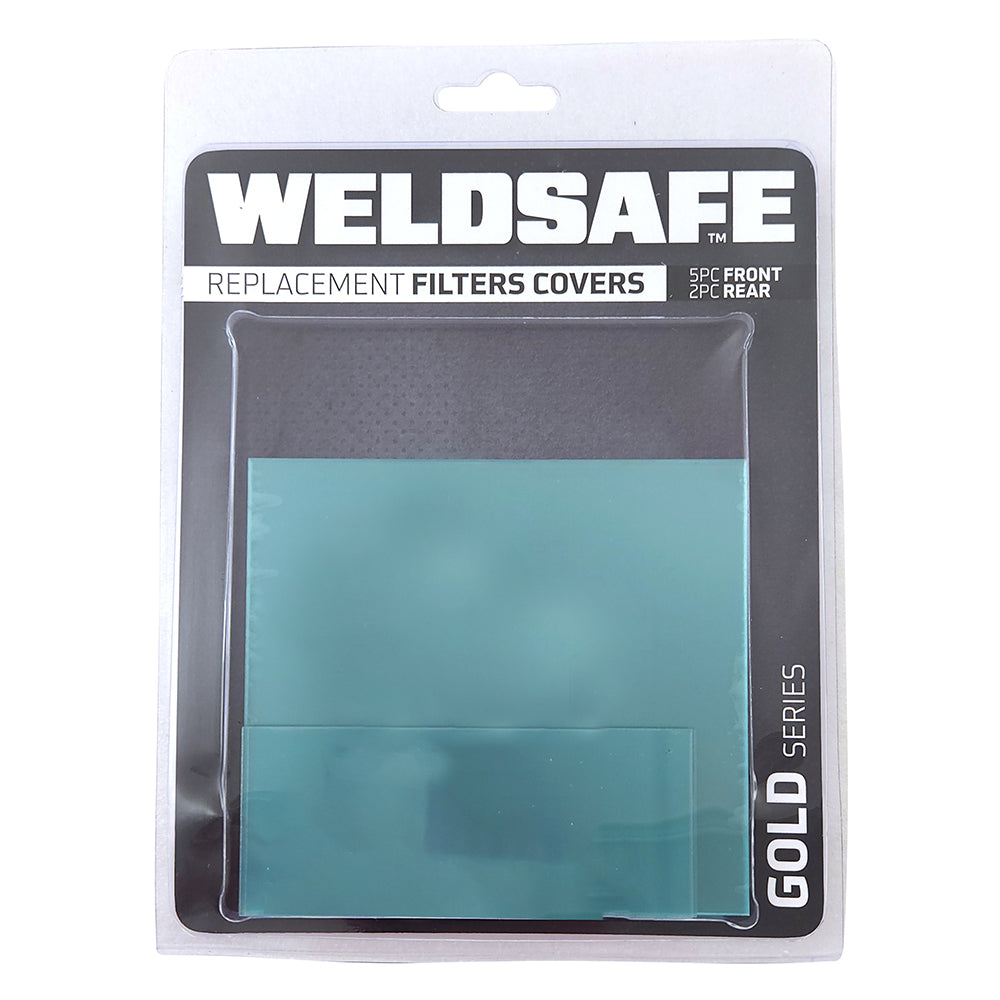 Weldsafe 7Pk Spare Filter Covers Ex Gold