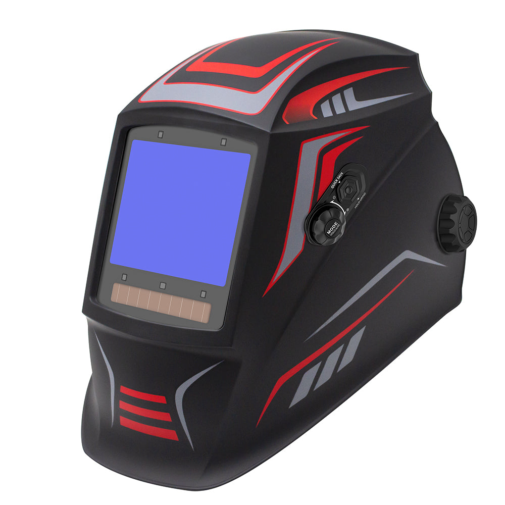 Weldsafe Welding Helmet Titanium Galaxy Red