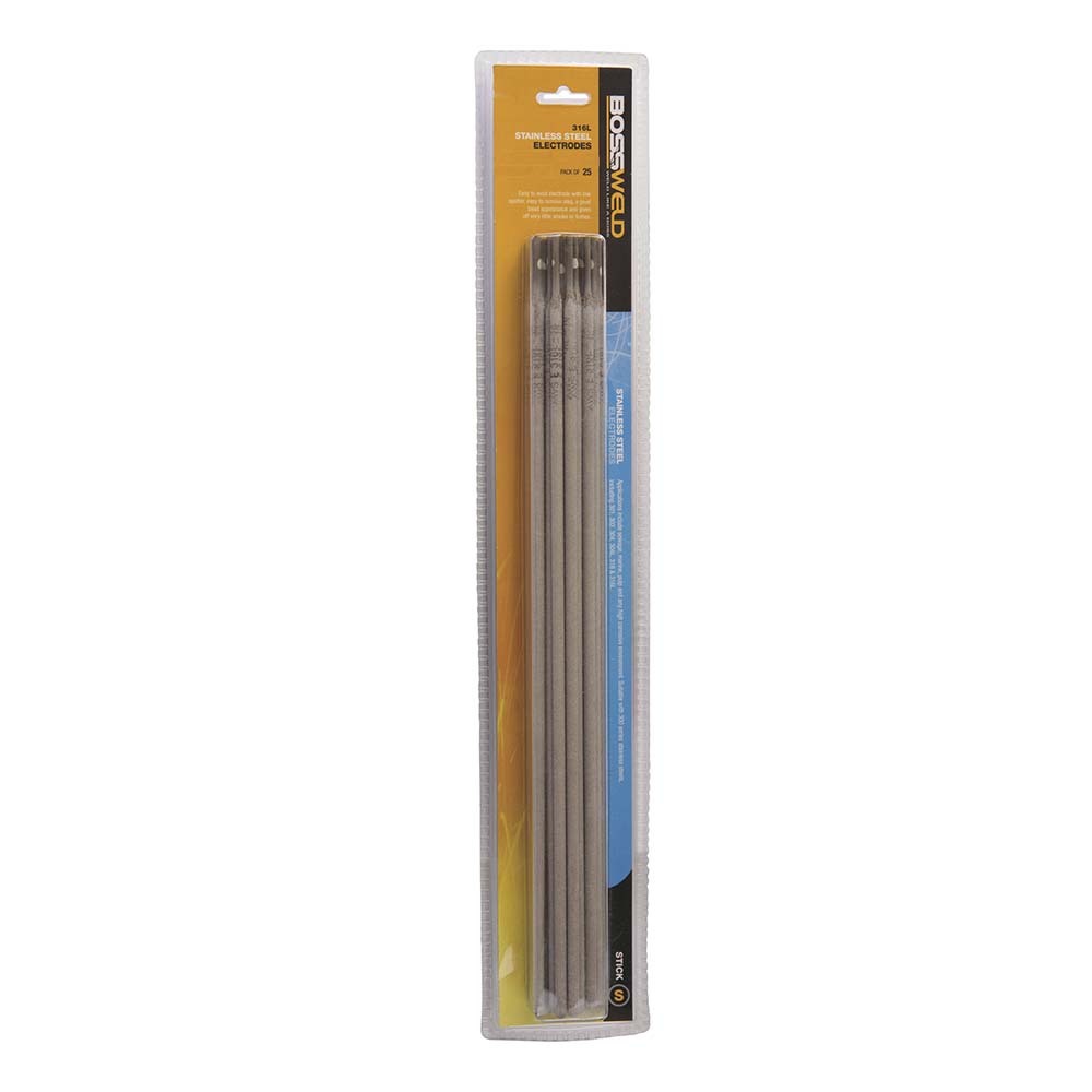Bossweld Electrode Stainless Steel 316L-16 x 2.0mm x (25 Pkt)