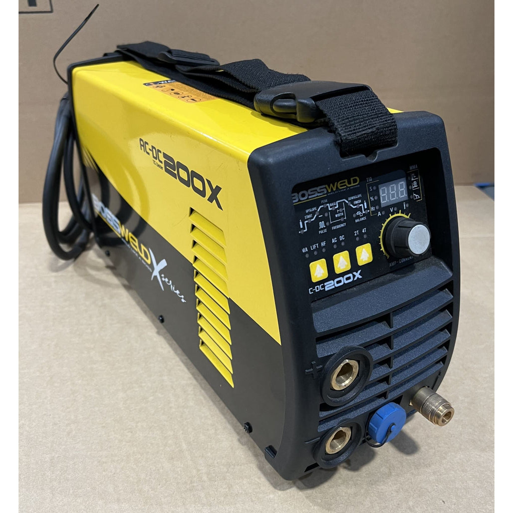 Bossweld TIG 200X AC DC Inverter Welder 240V 15A...BOSSWELD FACTORY RETURN