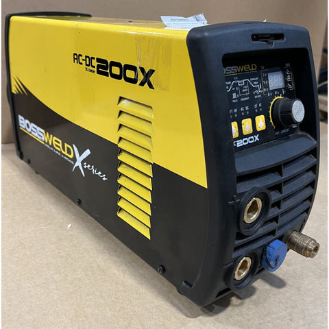 Bossweld TIG 200X AC DC Inverter Welder 240V 15A...BOSSWELD FACTORY RETURN