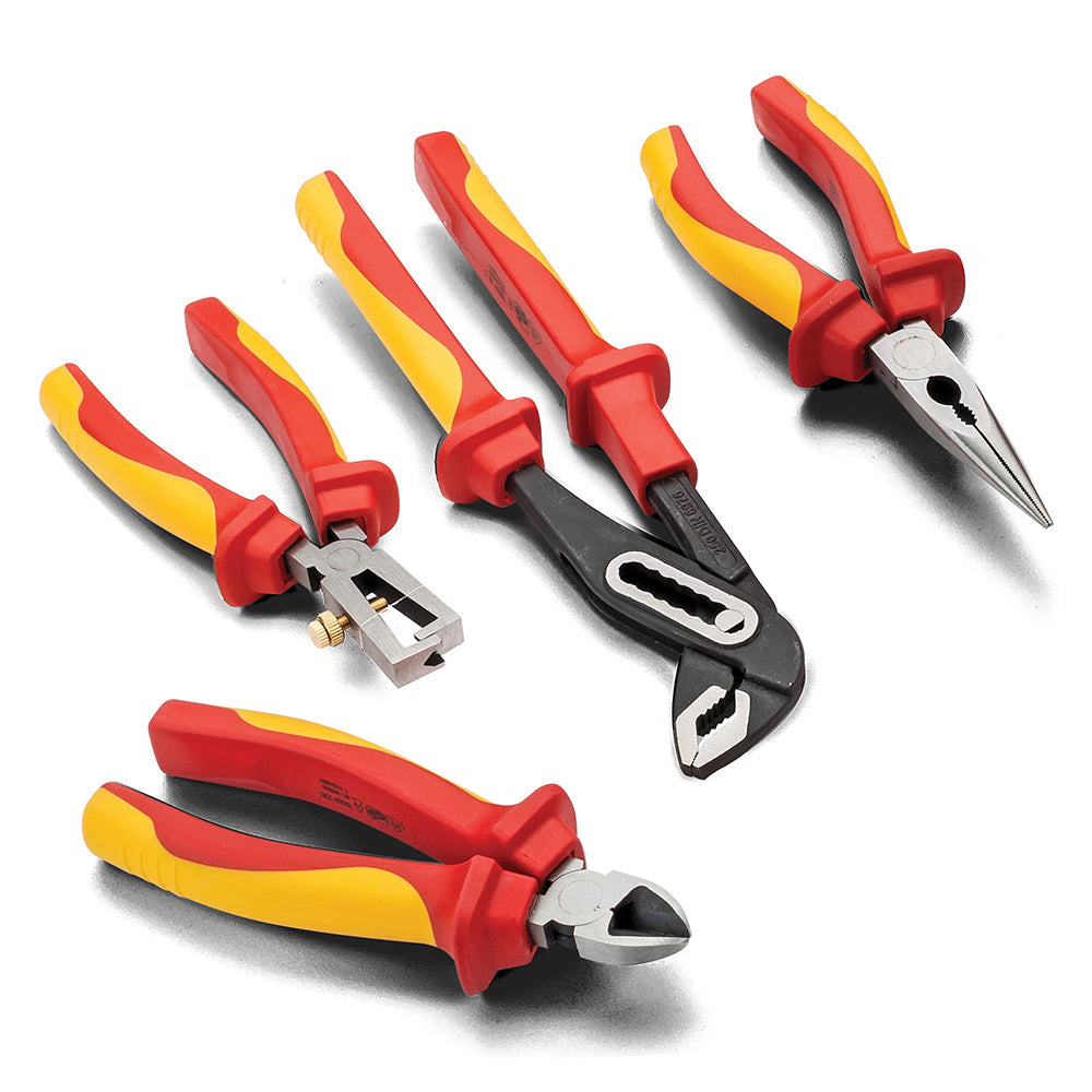 4pc VDE Plier Set W/Storage Case