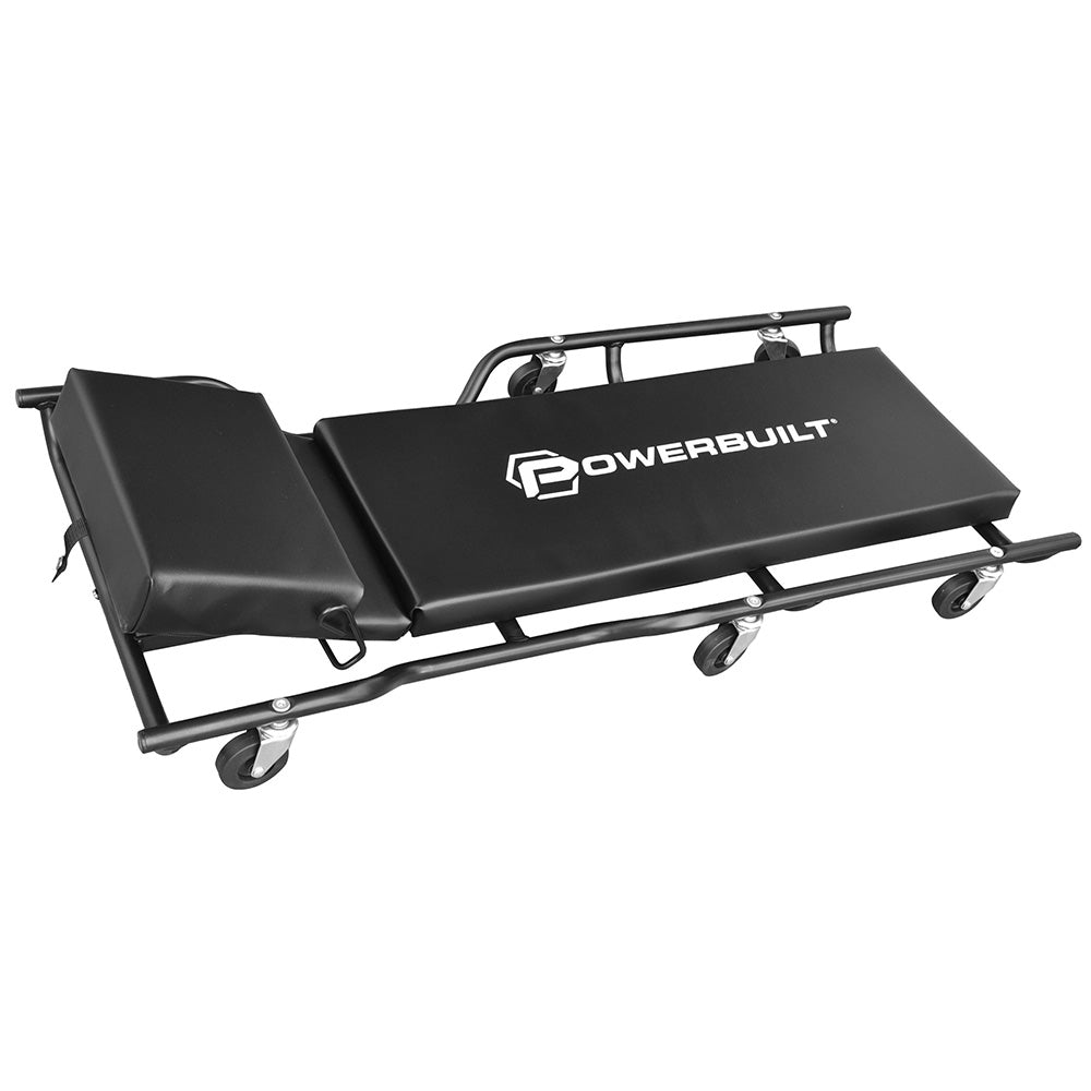 Powerbuilt 1.07M/42" Professional Creeper with Adjustable Headrest