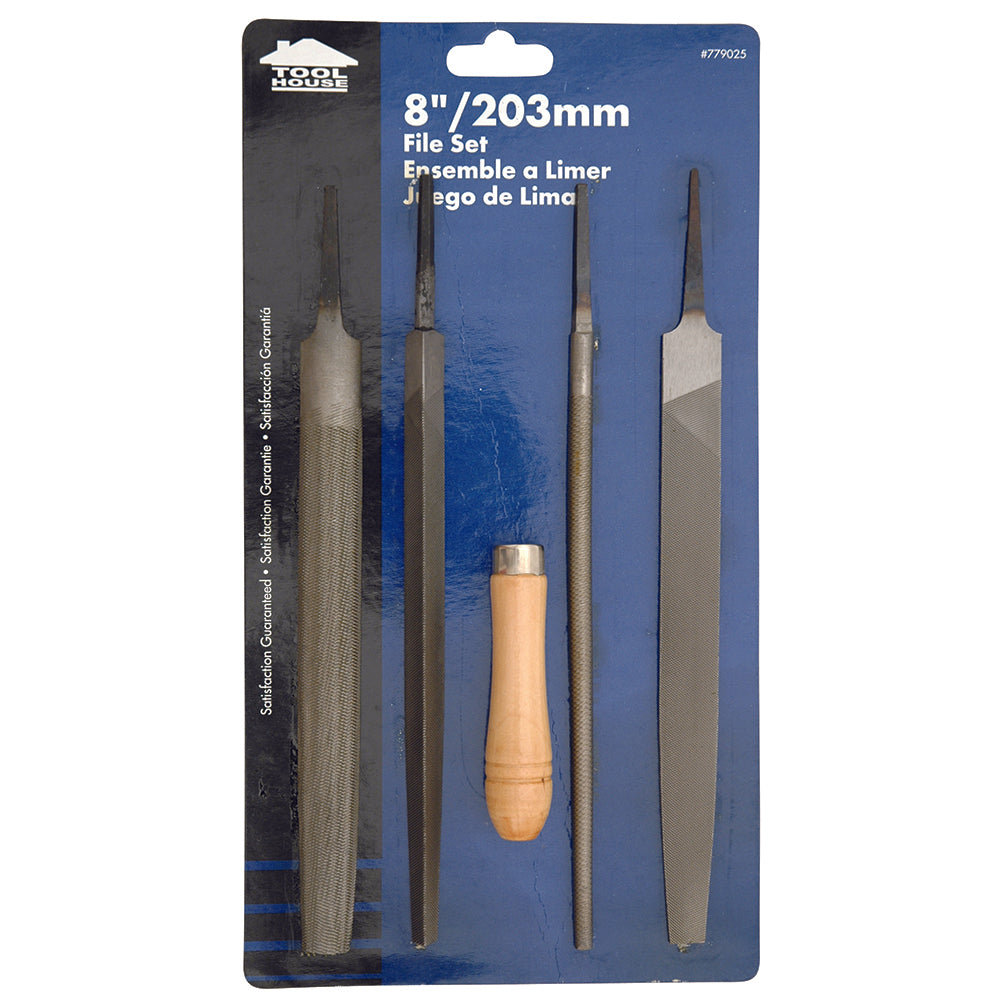 Tool House 200mm/8" 5pc File Set