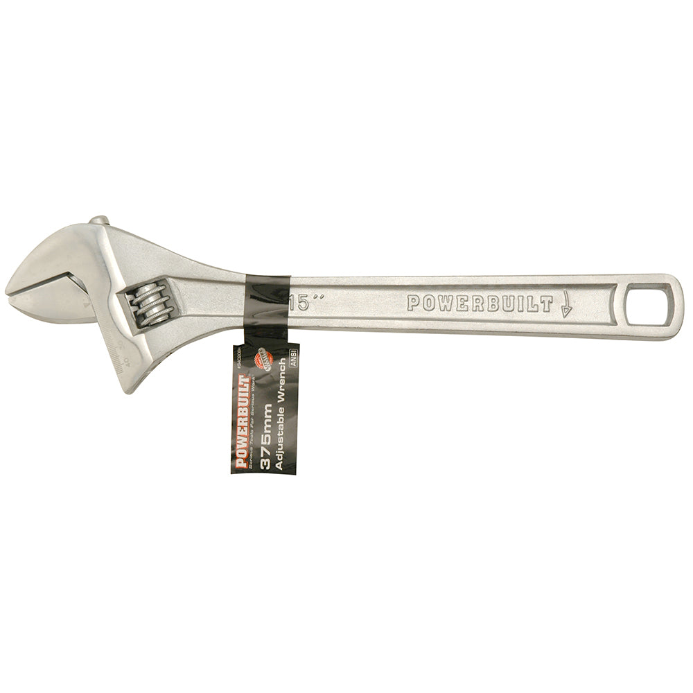 Powerbuilt 380mm/15 Adjustable Wrench