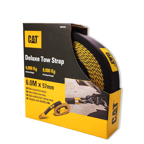 Cat® 6M x 57mm Deluxe Tow Strap - 4,000KG