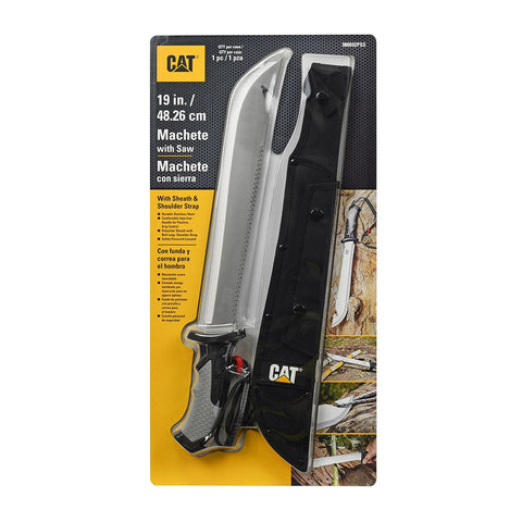 Cat® 480mm/19” Machete With Shoulder Strap & Sheath