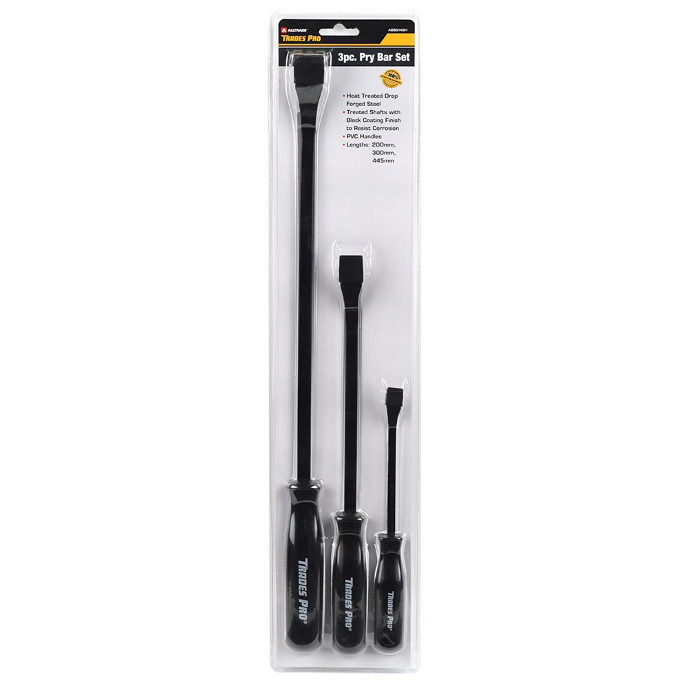 Trades Pro 3pc Pry Bar Set