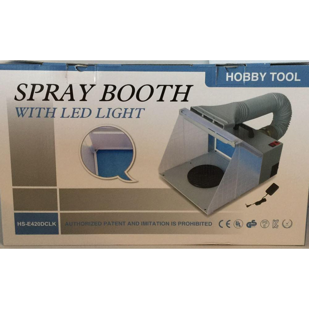 Value Air HS-E420DCLK Airbrush Paint Spray Booth with led light