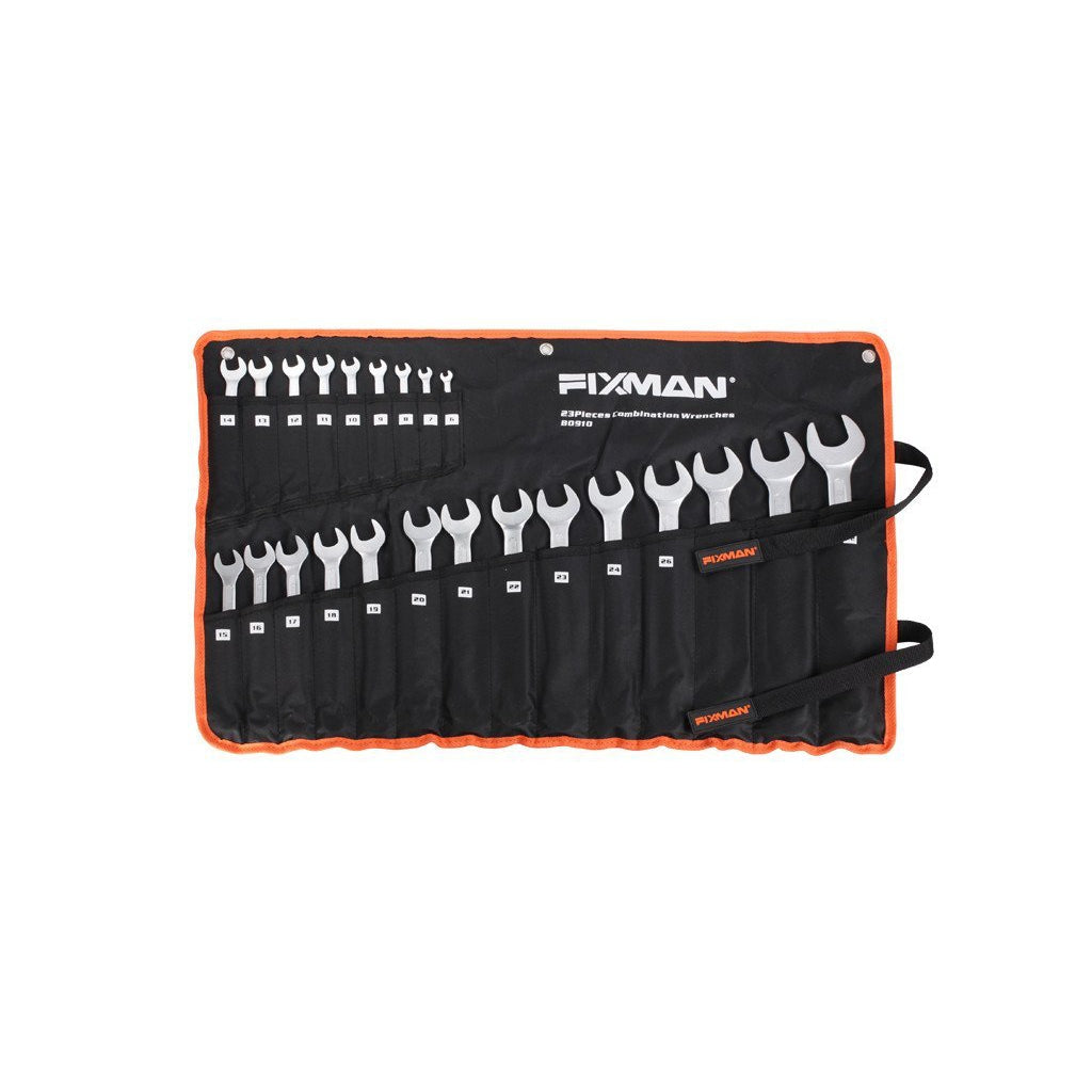Fixman 23pc Metric Combination Wrench Set in Bag