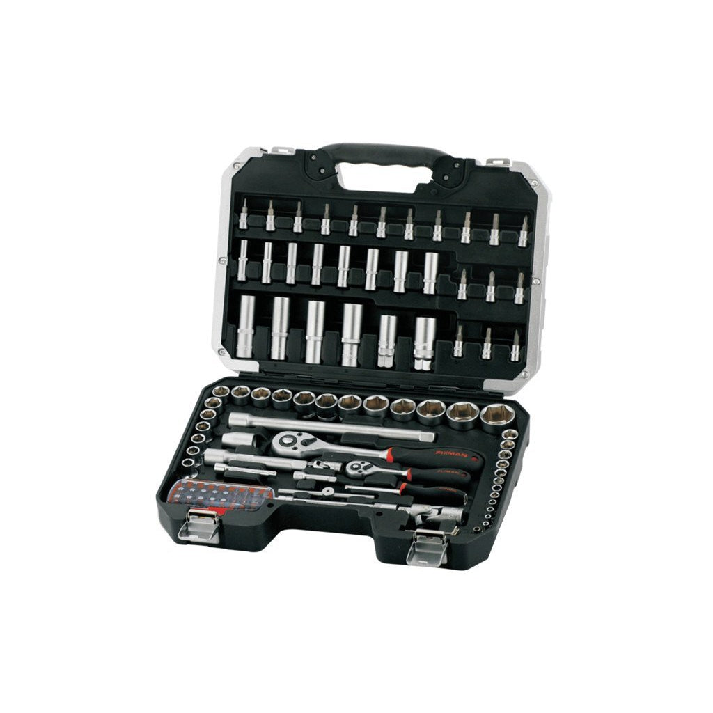 Fixman 106pc Socket Set - 1/4" &1/2"Dr.