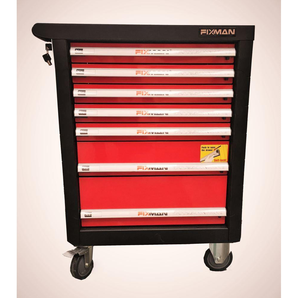 Fixman 7-Drawer Roller Cabinet 4 Sm/3 Med Drawers