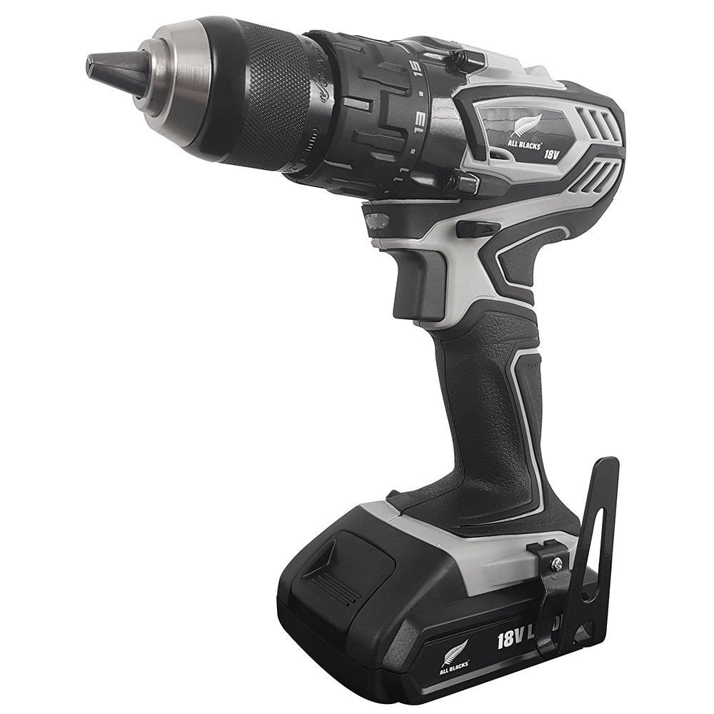 All Blacks 18V Lithium-Ion Heavy-Duty Cordless Drill