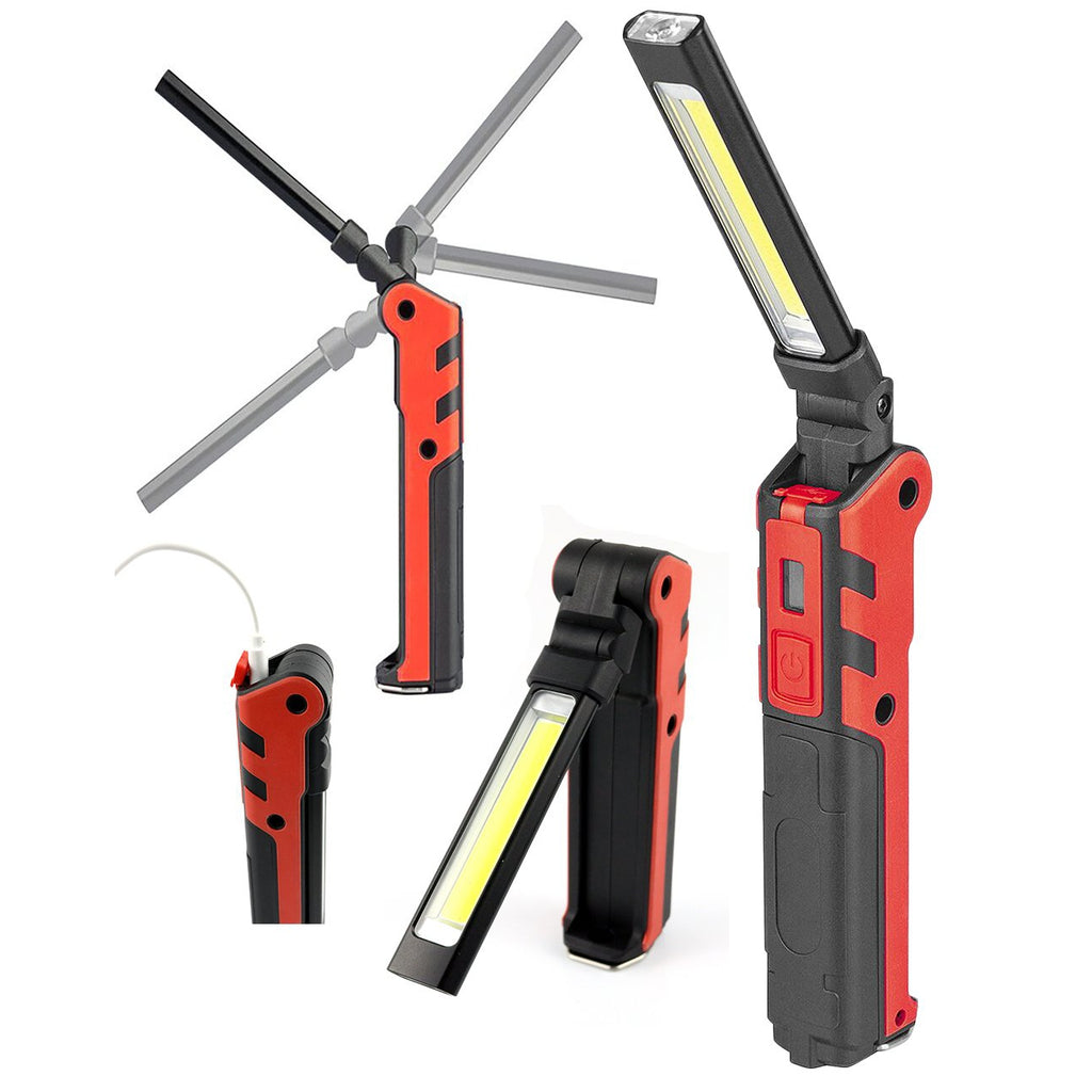 Woodbuilt LED Rechargeable Foldable Dual Work Light