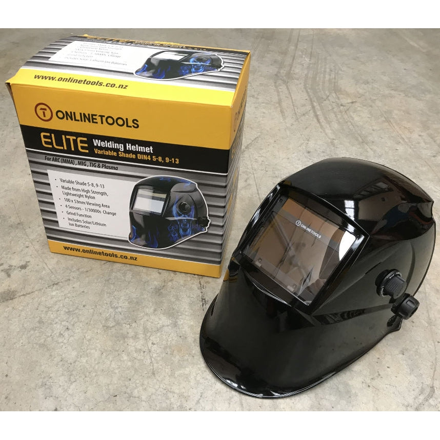 Welding Helmet 4 SENSOR -Gloss Black-TRUE COLOR