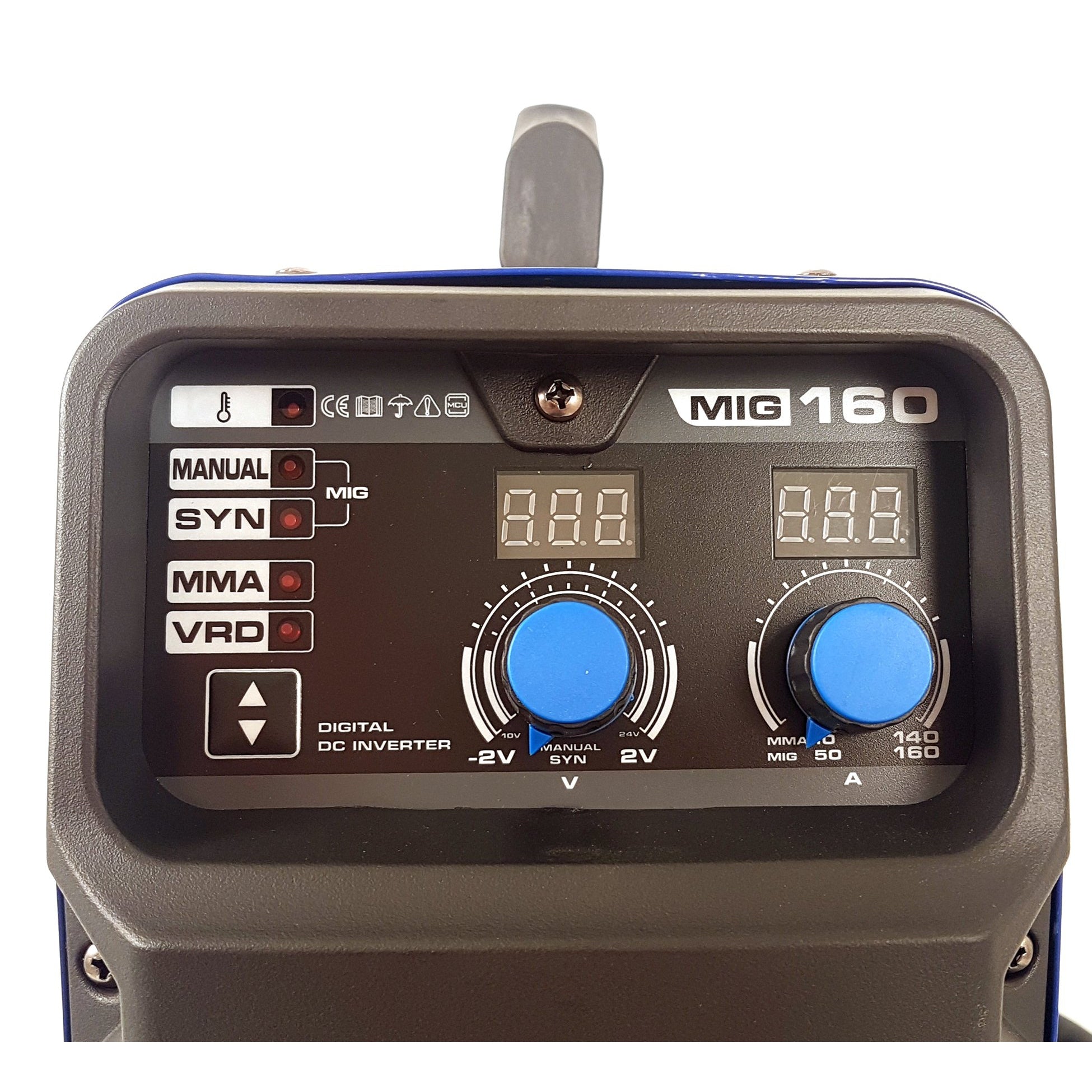 MIG 160A 220V Welder & Argon Regulator – Gas/Non-Gas, Flux Core, MMA ARC – Medium Duty