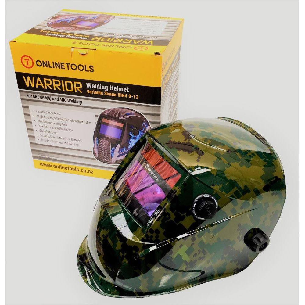 Auto Darkening Welding Helmet -Military Warrior