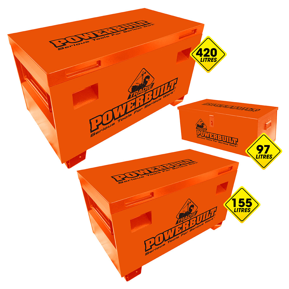 Powerbuilt Tradie Site Storage 3pc Nest Set