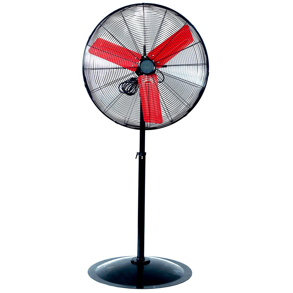 Powerbuilt 76cm High Velocity Pedestal Oscillating Fan