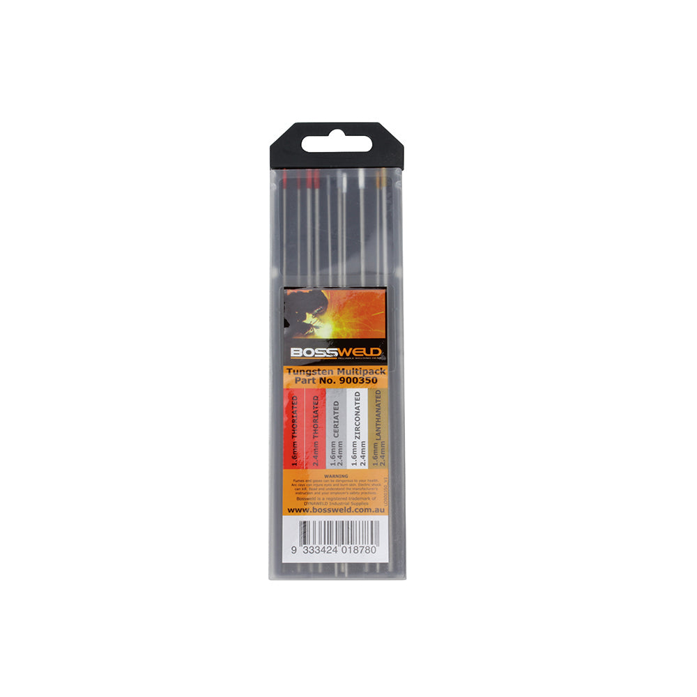 Bossweld Electrode Tungsten Multi-Pack - 10pk